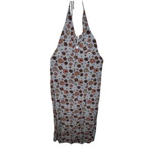 Inspired Hearts Floral Halter Midi Dress Size Large